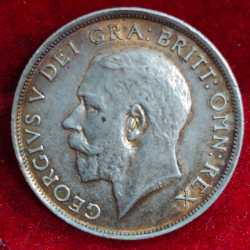 Alternative view of United Kingdom 1 Shilling 1916 - George V SILVER RARE COIN # 1314