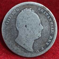 United Kingdom 1 Shilling 1836 - William SILVER RARE COIN # Z-1317