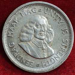 South Africa 10 Cents 1964 SILVER RARE COIN # Z-1319