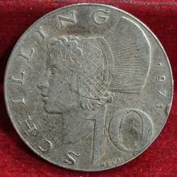› Austria 10 Schilling Silver 1971 WEIGHT 7.5 RARE COIN # Z- 1322