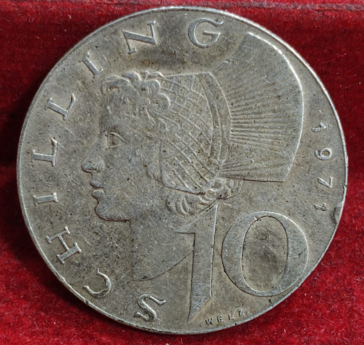 › Austria 10 Schilling Silver 1971 WEIGHT 7.5 RARE COIN # Z- 1322