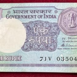 1 RUPEES GOVERNOR S. VENKITARAMANAN (61 PCS seriel LOTT ) RARE NOTE