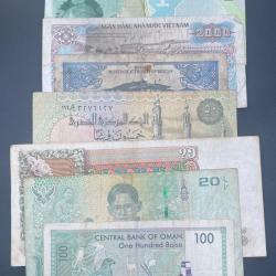 Alternative view of 10 DIFFERENT World Note RARE ( 10 PCE LOTT )