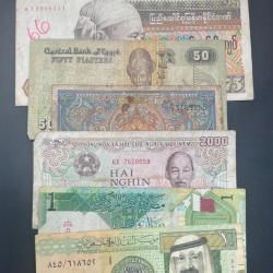 10 DIFFERENT World Note RARE ( 10 PCE LOTT )