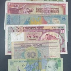 10 DIFFERENT World Note RARE ( 10 PCE LOTT )