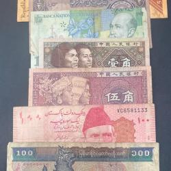 10 DIFFERENT World Note RARE ( 10 PCE LOTT )