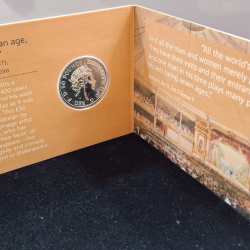 Alternative view of United Kingdom 50 Pounds 2016 - Elizabeth II William Shakespeare Commemorative issue Royal Mint Issue Rare Silver (Weight 31 g)