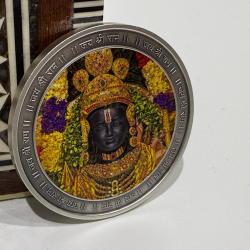 Alternative view of Lord Ram Vishnu’s 7th Incarnation Hindu God Series 2025 1 Oz 1000 Francs Cameroun Mintage only 108 Unique and Ultra Rare