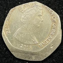 Alternative view of 50 Pence - Elizabeth II ERROR COIN #Z-1355