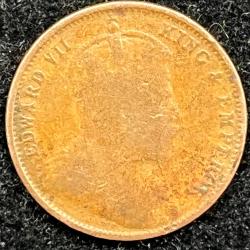 Alternative view of Ceylon 1909 ½ Cent - Edward RARE COIN # Z-1356