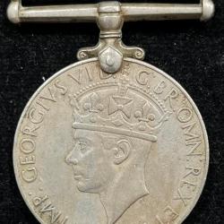 United Kingdom Medal - George VI War Medal ( AN NAMED ) # Z-1357
