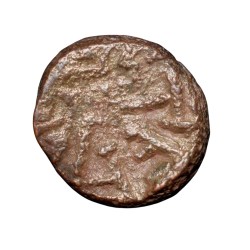 Alternative view of Copper Kakani of Ganapati Naga(c. 3rd Cen. AD) of Nagas Dynasty from Padmavati Bull Type