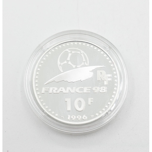 MONNAIE DE PARIS FRANCE 10 FRANC 1998 COMMEMORATIVE RARE SILVER COIN (WEIGHT 22.2 GRAM) 90% SILVER - Image 4