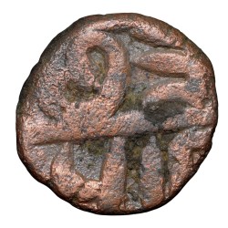 Copper Paisa of Chhatrapati Series (17th Cen. AD) of Maratha Confederacy