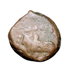 Copper Kakani of Ganapati Naga(c. 3rd Cen. AD) of Nagas Dynasty from Padmavati Bull Type Heavy