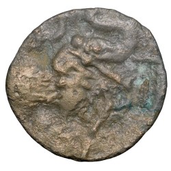 Potin Coin of Satakarni (1st Cen.BC) of Satavahana Dynasty Elephant Type Banavasi Region