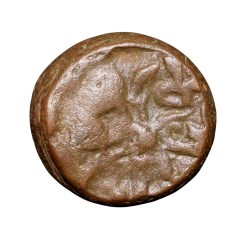 Alternative view of Copper Kakani of Ganapati Naga(c. 3rd Cen. AD) of Nagas Dynasty from Padmavati Bull Type