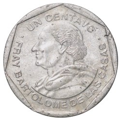 Aluminium 1 Centavo of Gautemala Country (AD 1999) Scarce