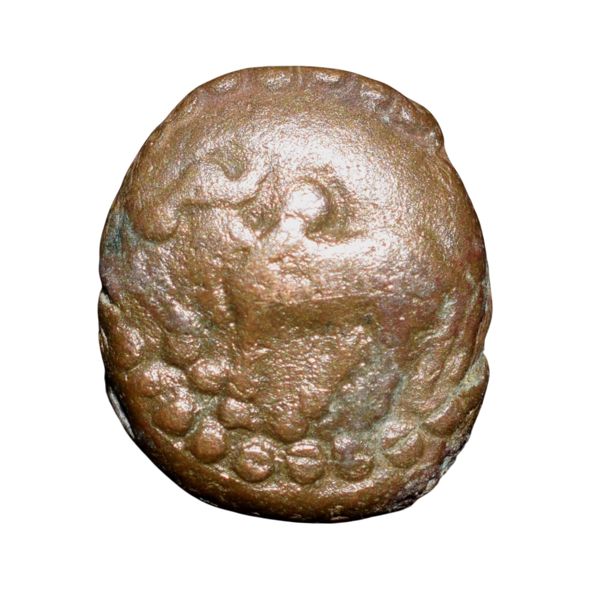 Copper Kakani of Ganapati Naga(c. 3rd Cen. AD) of Nagas Dynasty from Padmavati Bull Heavy Type
