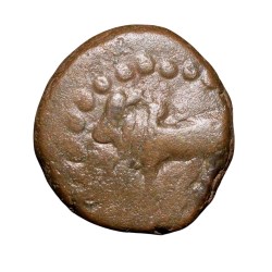 Copper Kakani of Ganapati Naga(c. 3rd Cen. AD) of Nagas Dynasty from Padmavati Bull Type