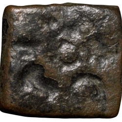 Copper Punch Mark from Ujjaini Region Mauryan Period 2nd - 1st Cen. BC Mahakal Type