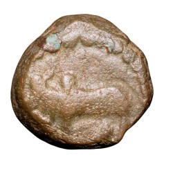 Copper Kakani of Ganapati Naga(c. 3rd Cen. AD) of Nagas Dynasty from Padmavati Bull Heavy Type