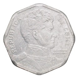 Aluminium 1 Peso of Chile Country (AD 2001)