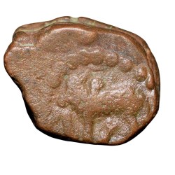 Copper Kakani of Ganapati Naga(c. 3rd Cen. AD) of Nagas Dynasty from Padmavati Bull Type