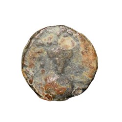 Copper Coin of Ramagupta (AD 375-376) of Gupta Dynasty - Garuda Facing Type Rare