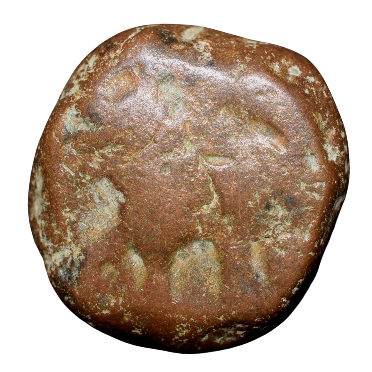 Copper Paisa of Namdar Khan(18th Cen. AD) of Hyderabad Feudatory of Elichpur Perhaps Dagger