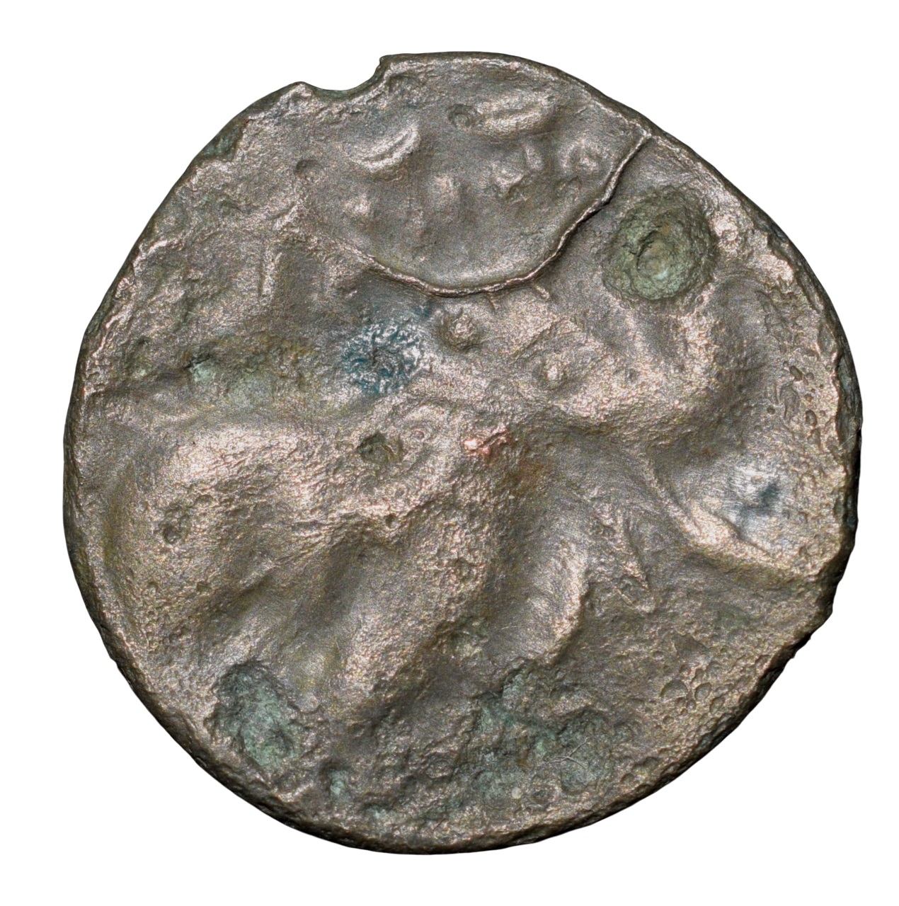 Potin Coin of Satakarni of Satavahana Dynasty (1st Cen. BC) from Banavasi Region