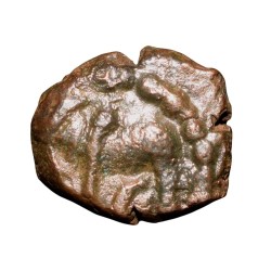 Copper Kakani of Ganapati Naga(c. 3rd Cen. AD) of Nagas Dynasty from Padmavati Bull Type