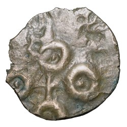 Alternative view of Potin Coin of Satakarni (1st Cen.BC) of Satavahana Dynasty from Banavasi Region Top Class Grade