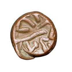 Alternative view of Copper Kakani of Ganapati Naga(c. 3rd Cen. AD) of Nagas Dynasty from Padmavati Bull Type