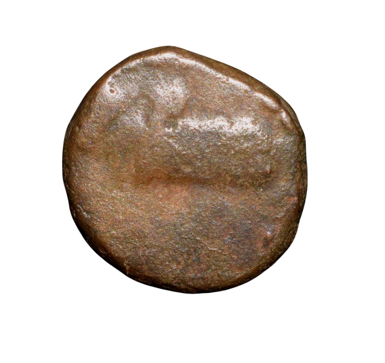 Copper Kakani of Ganapati Naga(c. 3rd Cen. AD) of Nagas Dynasty from Padmavati Bull Type