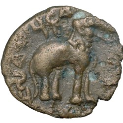 Potin Coin of Siva Siri Pulumavis(1st Cen.BC) of Satavahana Dynasty Elephant Type Rare