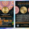 5 Rs. INCOME TAX Rare Commemorative Coin Card Special Edition