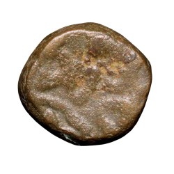 Alternative view of Copper Kakani of Ganapati Naga(c. 3rd Cen. AD) of Nagas Dynasty from Padmavati Bull Heavy Type