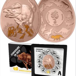 2023 Samoa - Dinosaurs in Asia Series - AURORACERATOPS RUGOSUS Proof Coin Pack