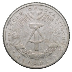 Aluminium 50 Pfennig of Germany (AD 1958) with State emblem of the German Democratic Republic