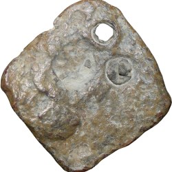 Lead Coin of Satavahan Dynasty (1st Cen. BC) from Vidarbha Region Bold Nandipad/Ujjaini Symbol