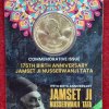 5 Rs. JAMSET JI TATA rare Commemorative Coin Card Special Edit - Image 2