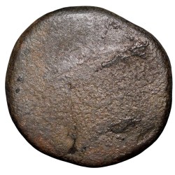 Alternative view of Copper Paisa of Hussain Yafar Khan(AD 1841-1880) of Cambay State