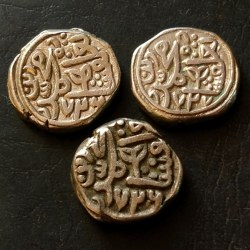 Muhammad Bin Tughluq (AH725-752/1325-1351AD) Billon Six Gani Coin of Muhammad Bin Tughluq of Tughluq Dynast... EXCELLENT CONDITION AS IMAGES. 3 piece given Same and similar piece available