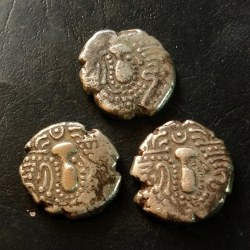 ANCIENT SILVER🥈 Gadhiya Indo Sassanian Rulers of Malwa Thin Planchet Type Silver Drachm Coin DS 318 CONDITION *XF* Weight 4 GM EACH👑 1 1 piece given Same and similar piece available