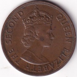 Alternative view of 1945 Jersey 1/12 shillings Elizabeth II Coin rare