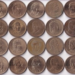 Us Presidential 1 Dollar 25 Different President Coins Collection Set Rare #2