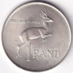 South africa 1 rand silver weight 15 grams unc coin of 1966 Ex Rare