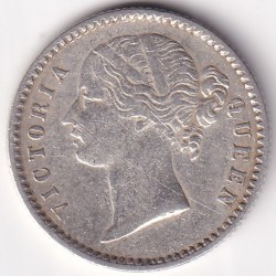 1/4 Rupee Victoria Queen 1840 Silver Rare Coin Collector Choice