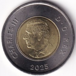 Alternative view of 2 Dollars Canada 2025 Odjig Color Unc Coin